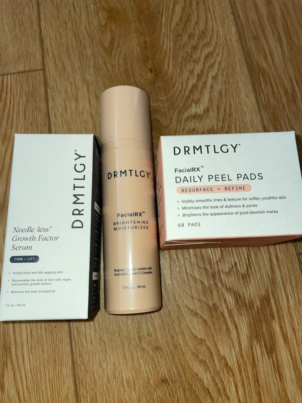 DRMTLGY FacialRX Brightening Moisturizer — Peach Tone